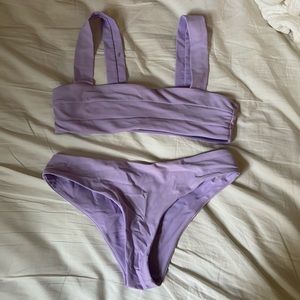 Purple SHEIN sporty bikini